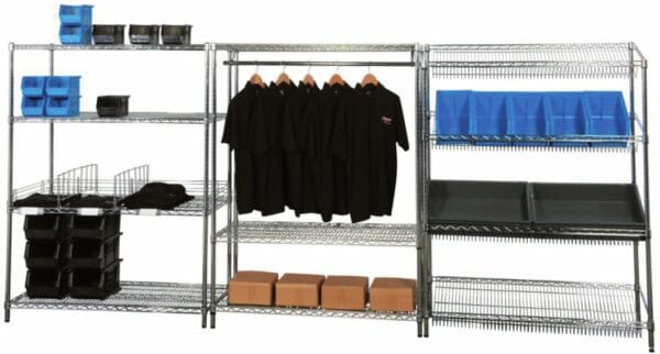 eclipse chrome wire shelving accessories