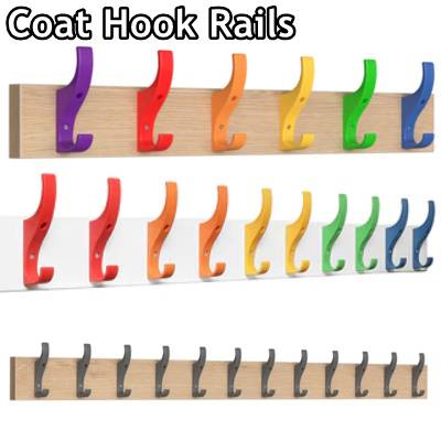 Coat Rails With Hooks