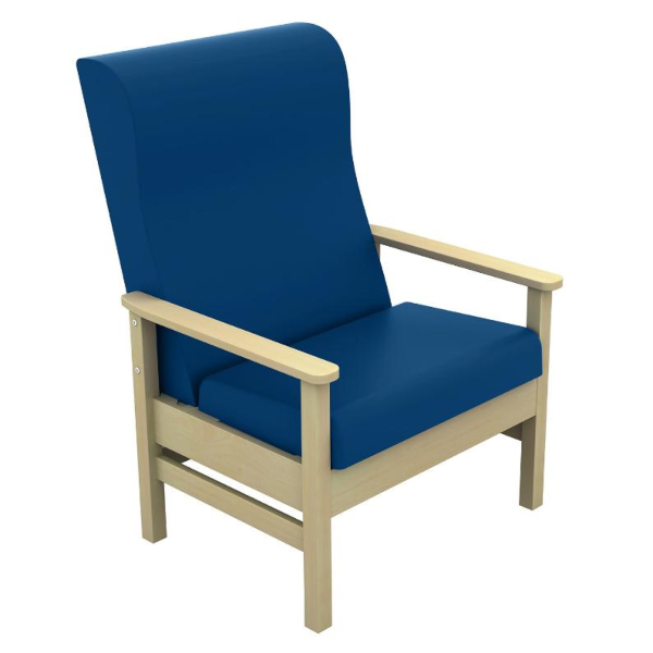 Atlas Bariatric Arm Chair sf SUN CHA55VYL Navy 600x600