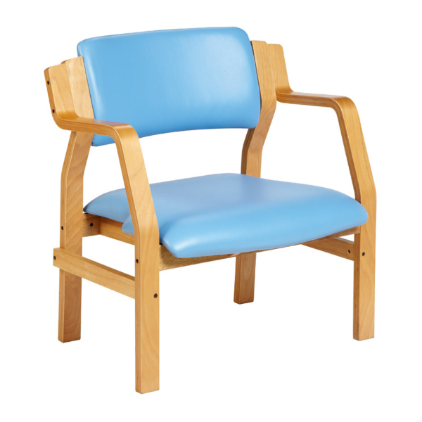 Aurora Bariatric Arm Chair sf SUN CHA75VYL Sky Blue 600x600