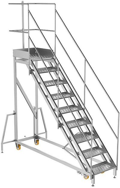stainless steel safety steps with stabilisers