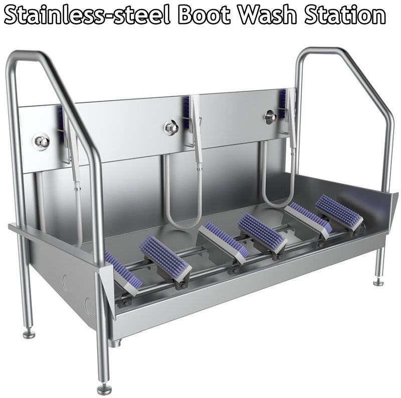 triple manual boot wash station
