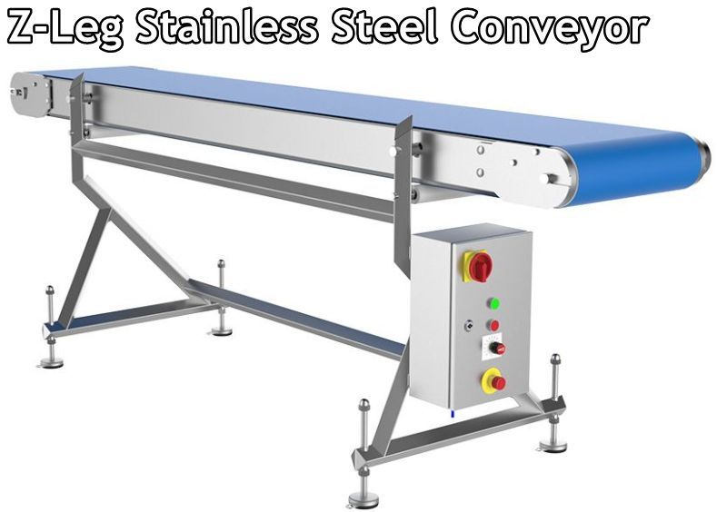 z leg stainless-steel conveyor