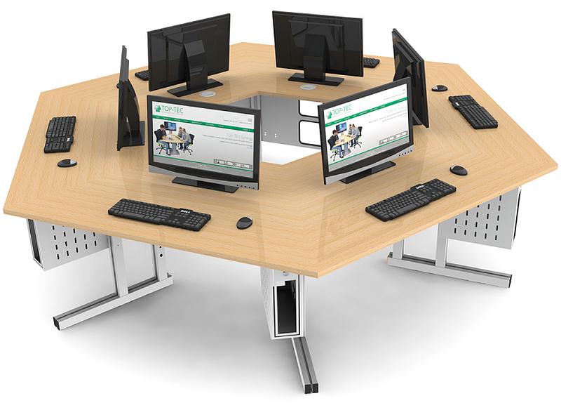 ICT cluster desk 6 positions