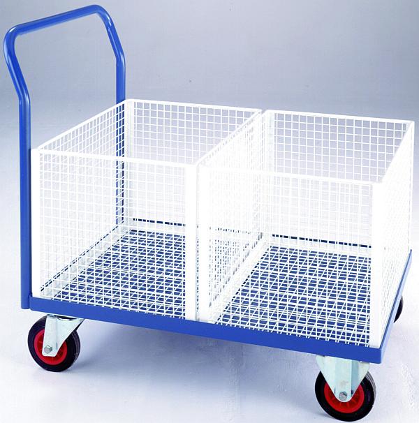 BT82 Mailroom Mesh Basket trolley