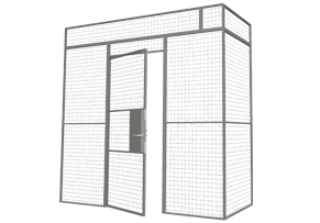 mesh partition enclosure