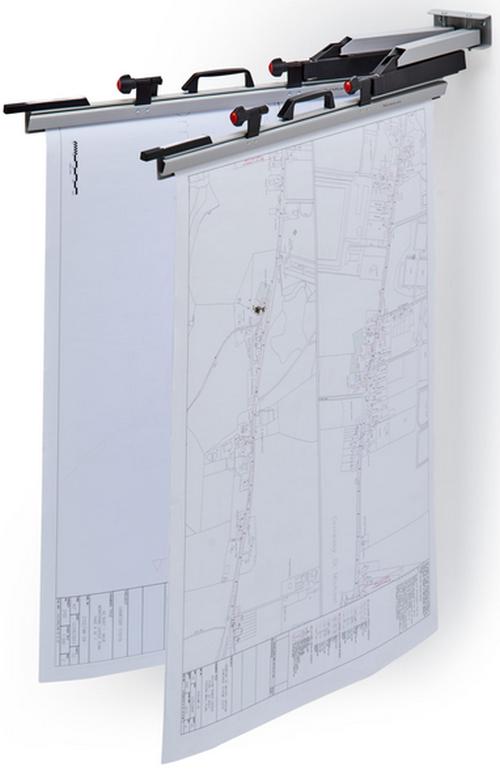 compact twin wall hanger for drawings