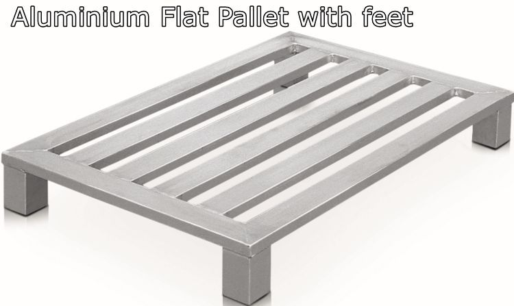 Aluminium flat pallets
